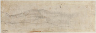 B 037 verso
<br/>
Studie van een gestrekte rechterarm
<br/>
<em>Raffaello Sanzio (1483-1520)</em>